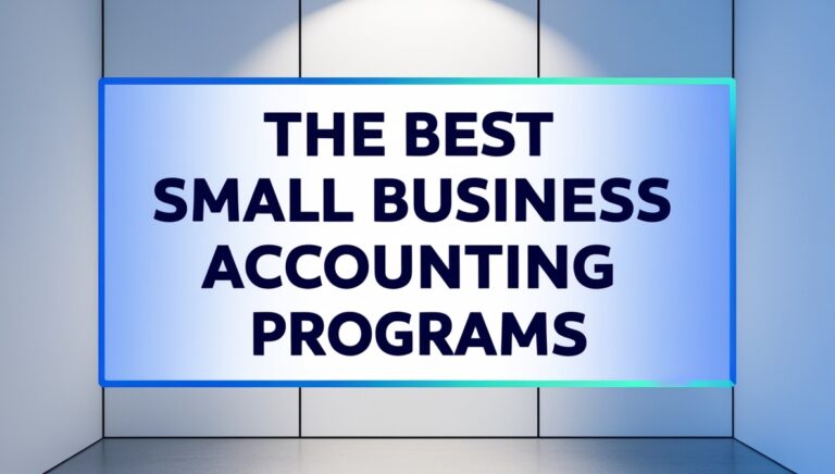 The Best Small Business Accounting Programs