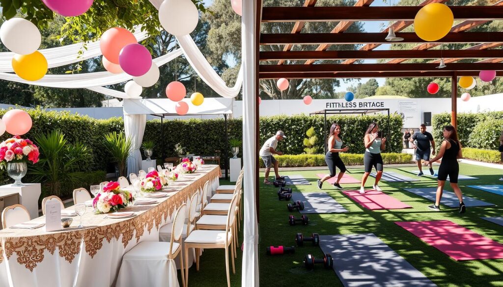 event planning and fitness coaching services